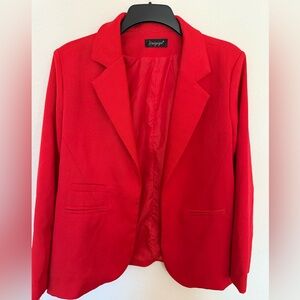 Stylish & Cute Vibrant Red Women’s Blazer.